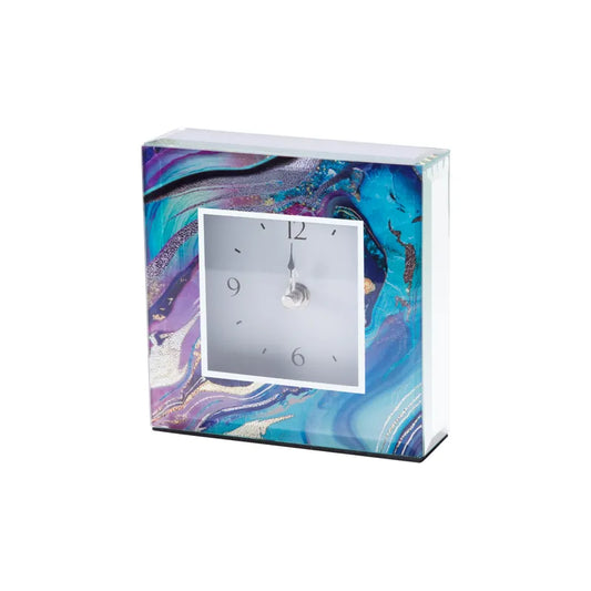 Purple Paradise Clock