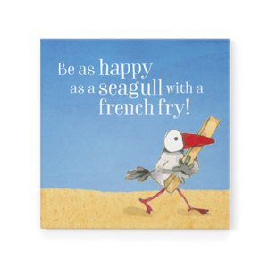 Twigseeds Magnet - Be As Happy As A Seagull