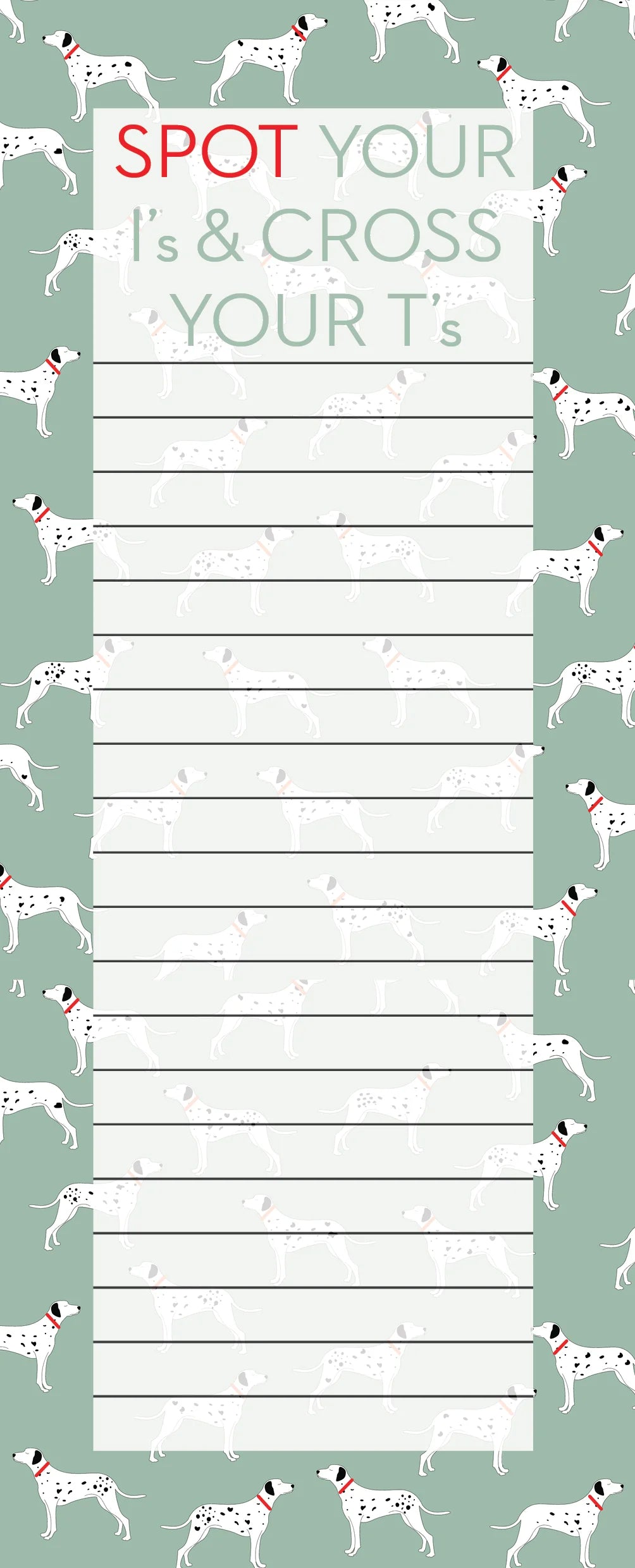 Shopping List - Dalmatians