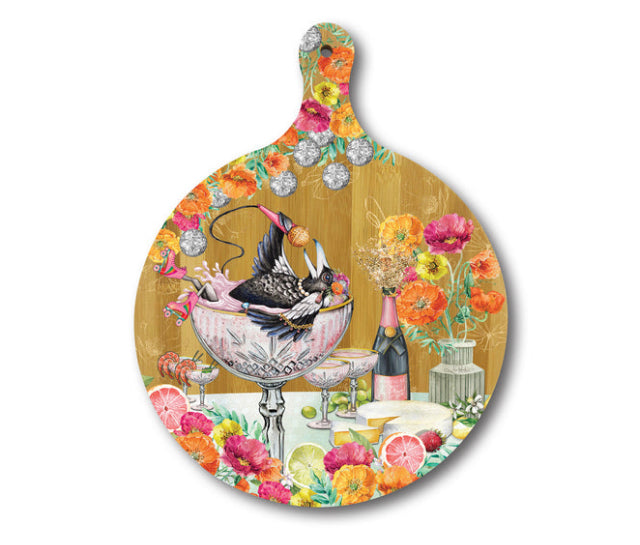 Round Bamboo Serving Board - Maggie’s Song