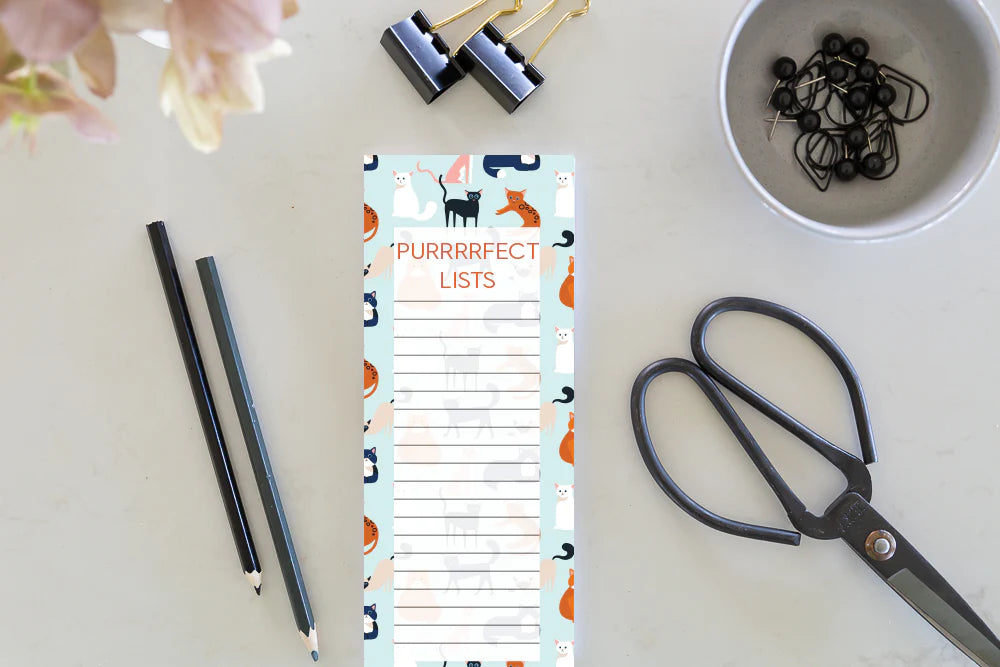 Shopping List - Colourful Cats Purrrrfect Lists