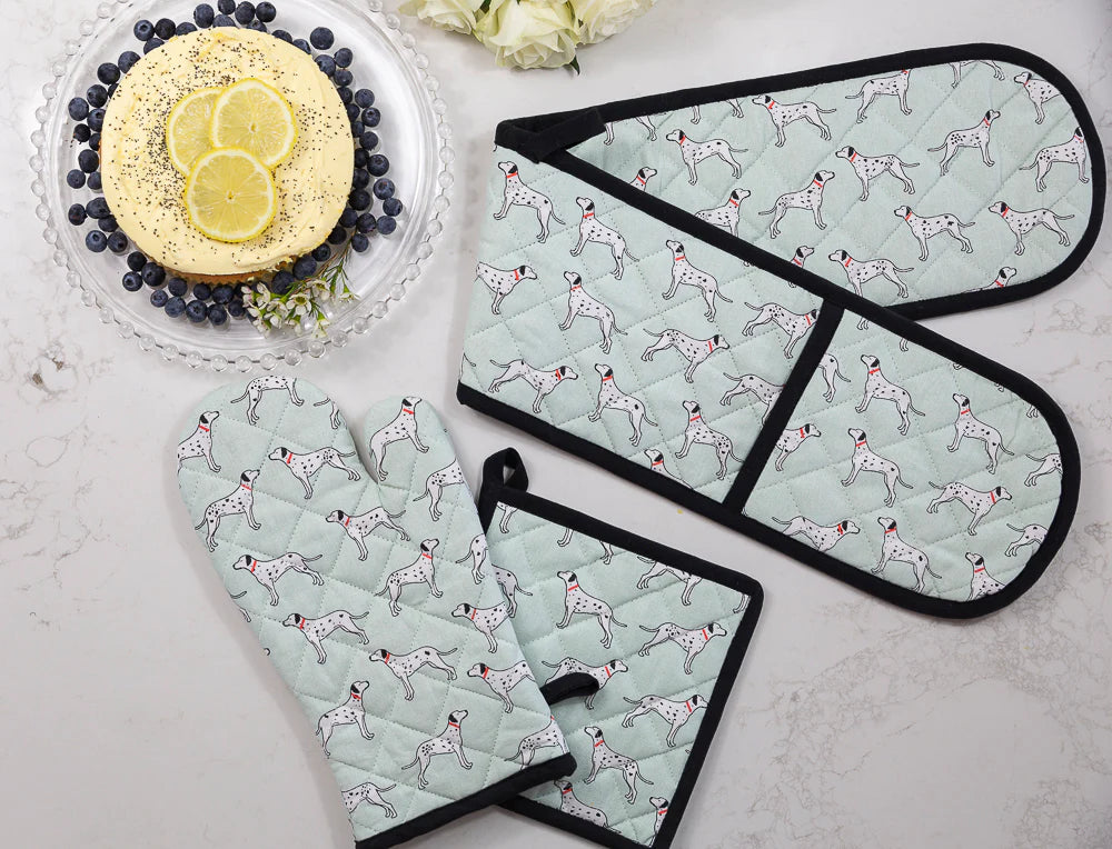 Double Oven Glove - Dalmatians