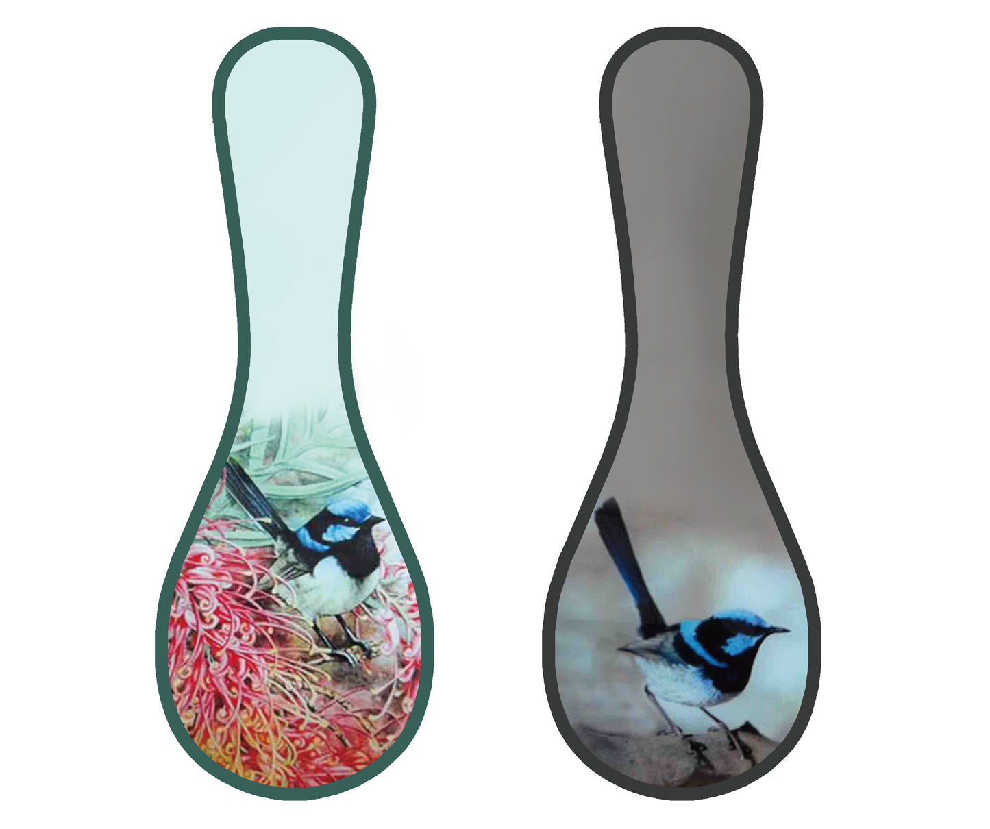 Spoon Rest - Blue Wren (2 Assorted Designs)