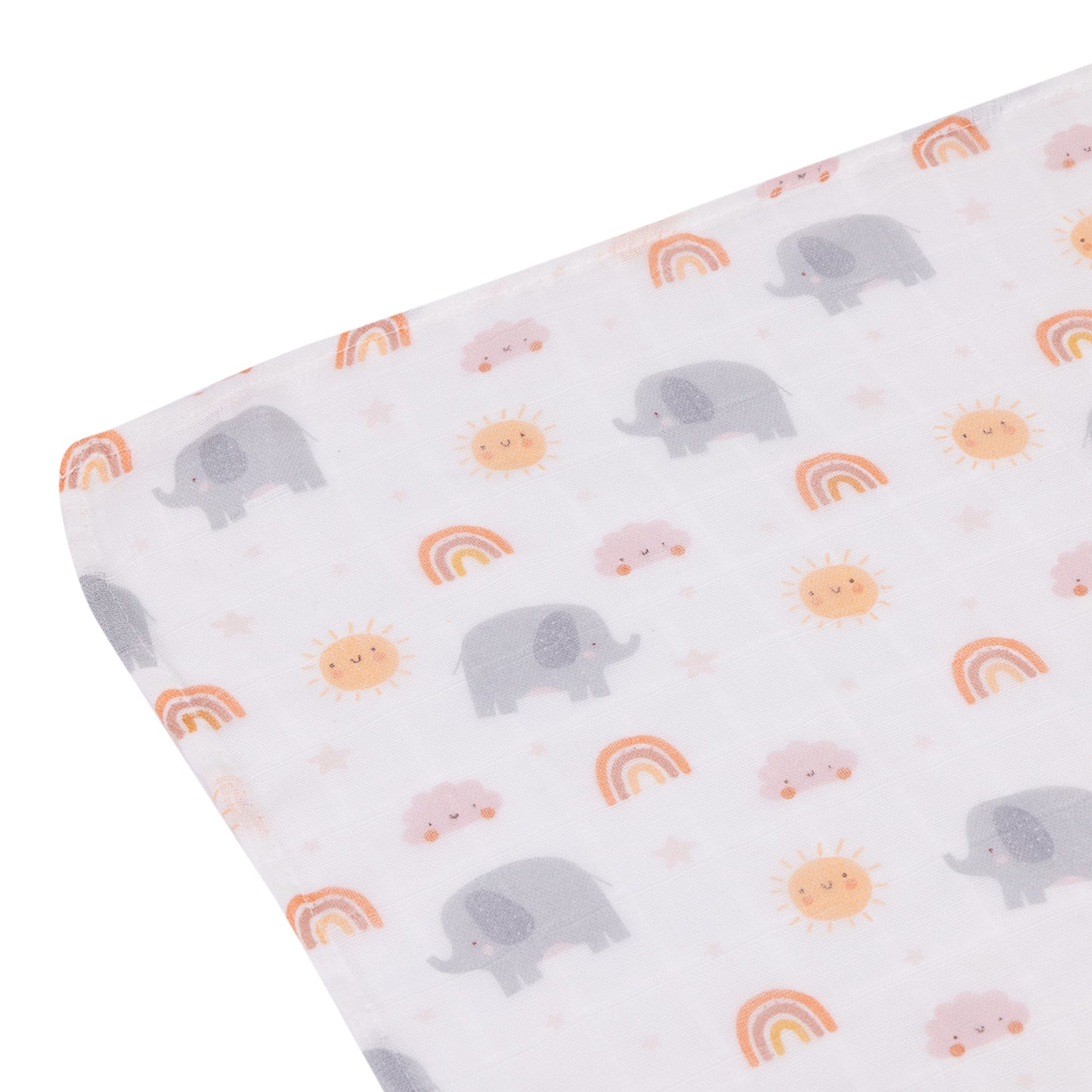 Ellie Elephant Muslin Wrap