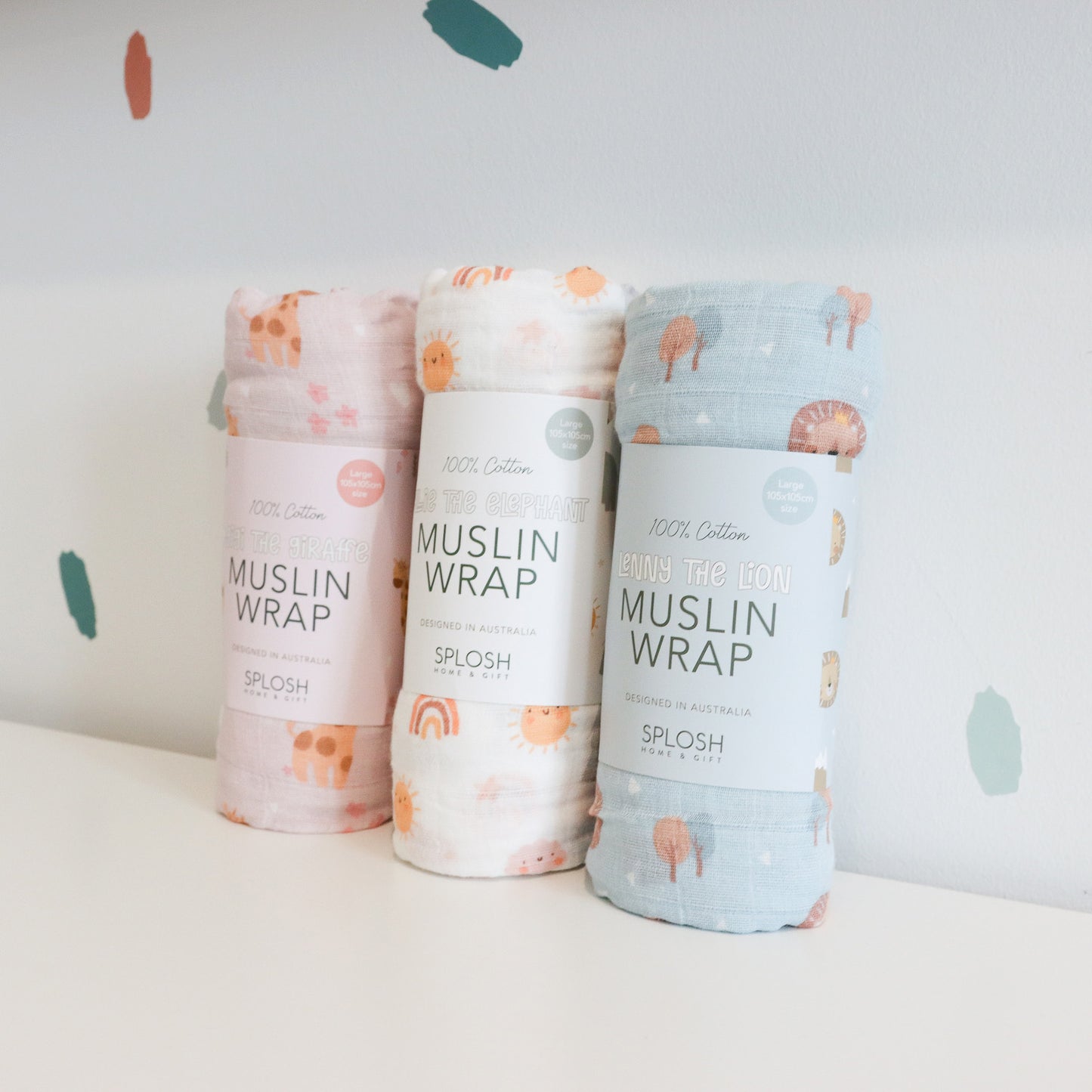 Lenny Lion Muslin Wrap