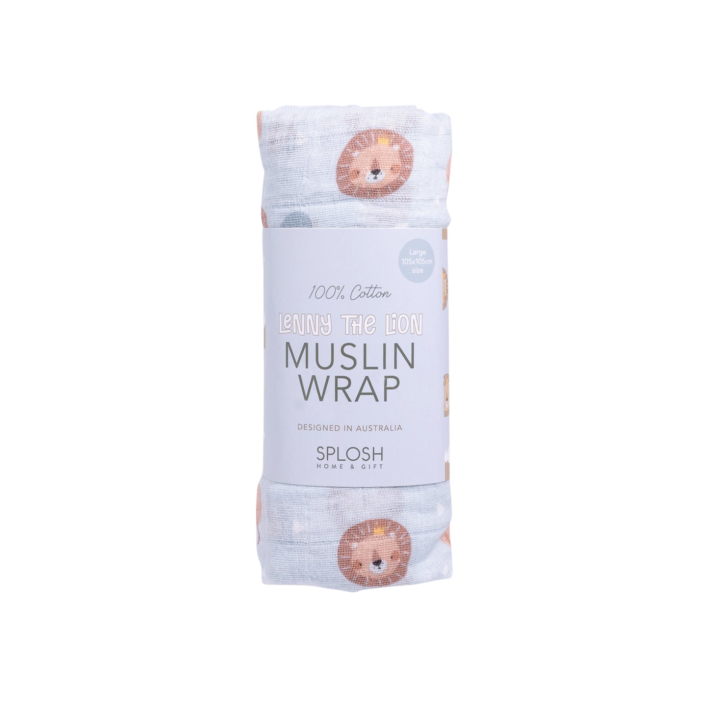 Lenny Lion Muslin Wrap