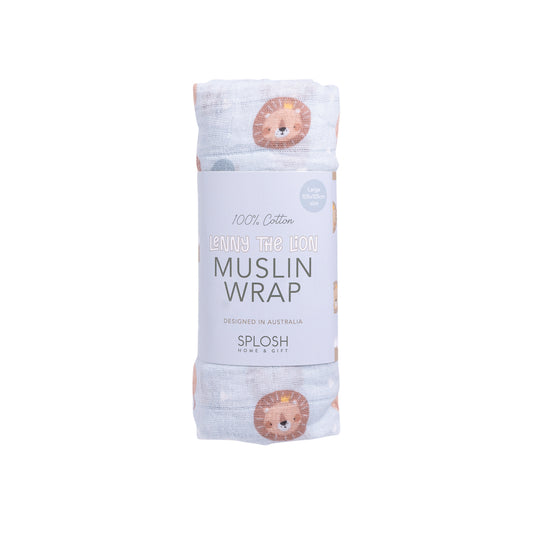 Lenny Lion Muslin Wrap