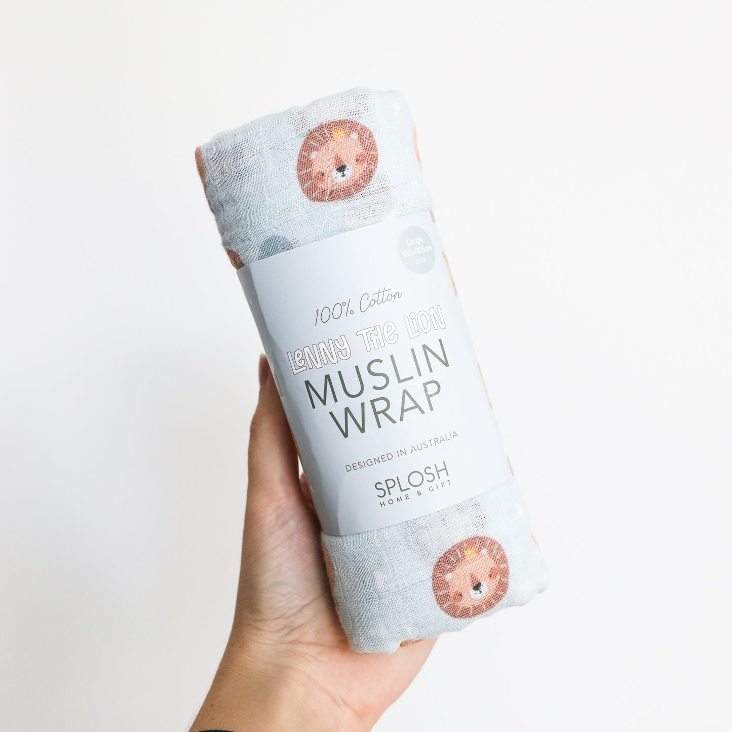 Lenny Lion Muslin Wrap