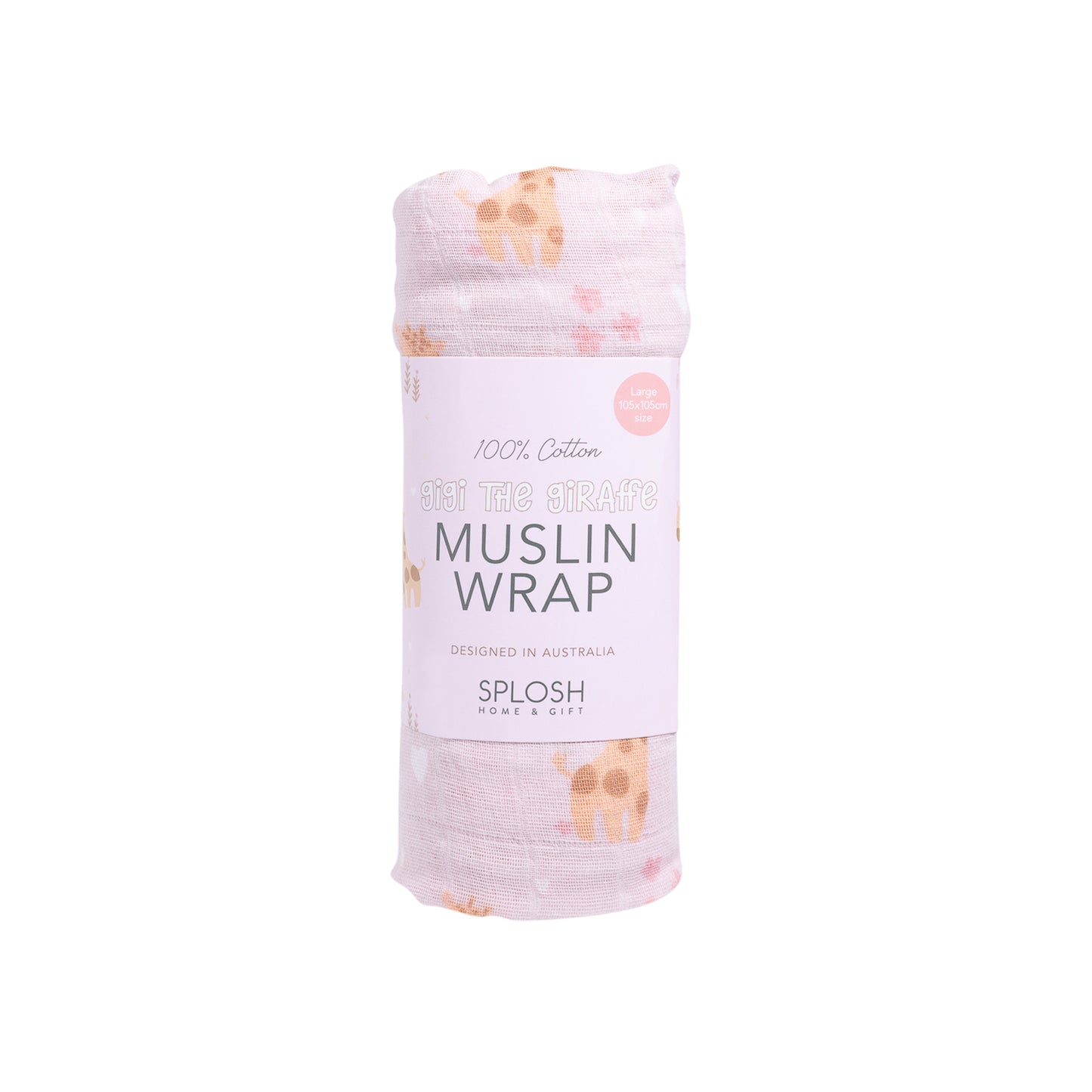 Gigi Giraffe Muslin Wrap