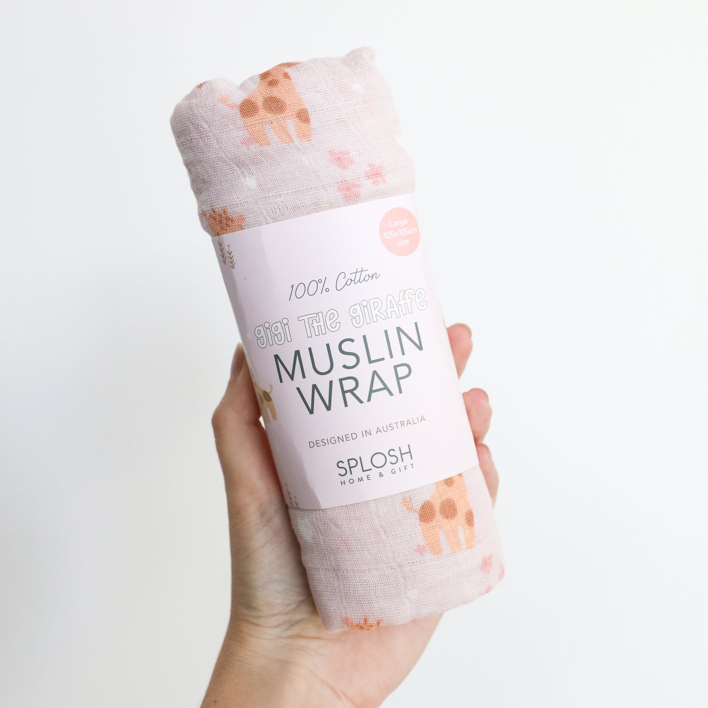 Gigi Giraffe Muslin Wrap