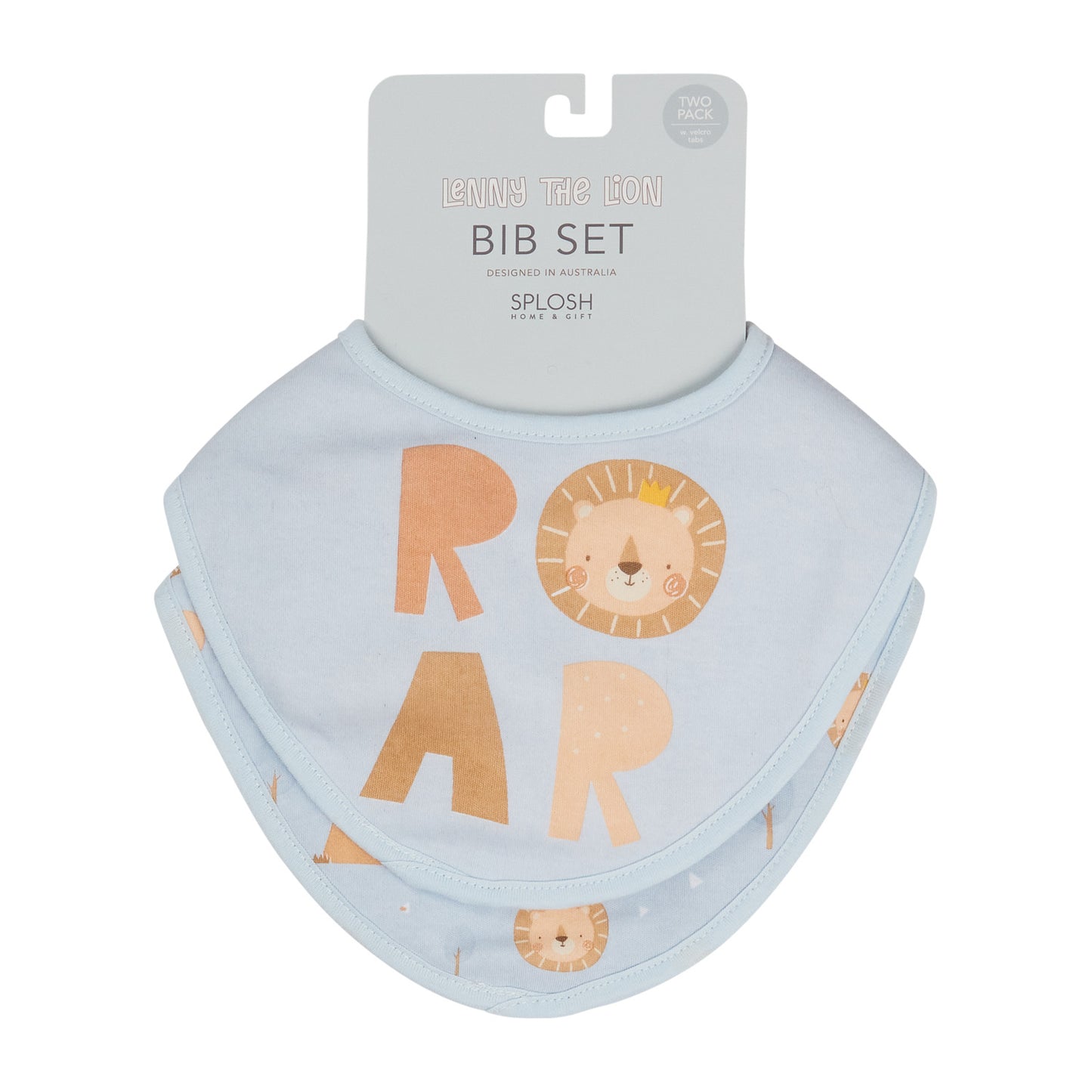 Lenny Lion Bib 2pk