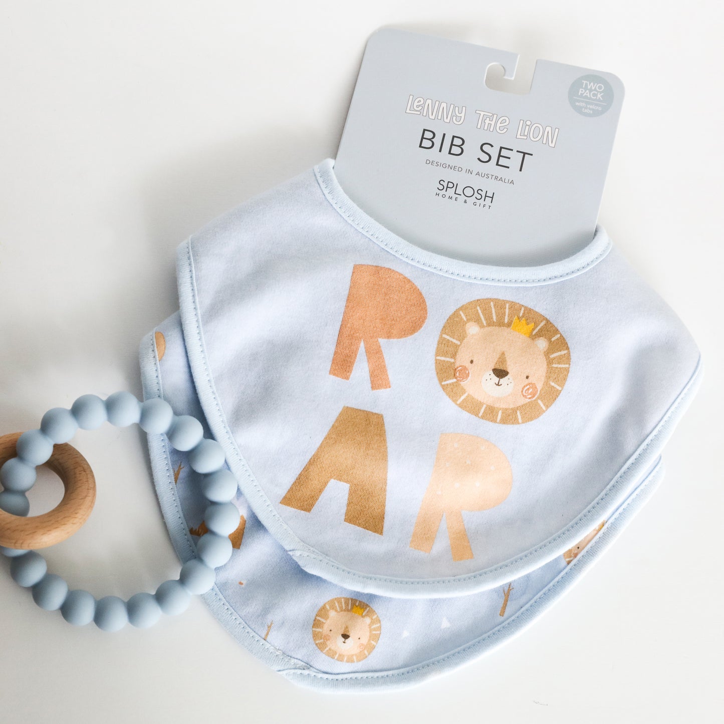 Lenny Lion Bib 2pk