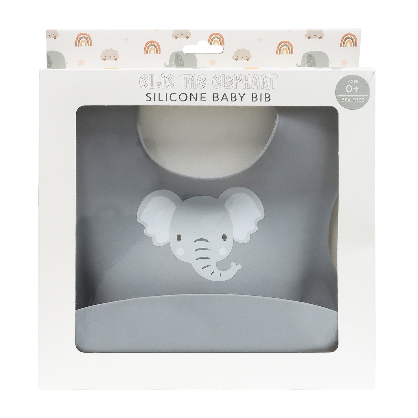 Ellie Elephant Silicone Bib
