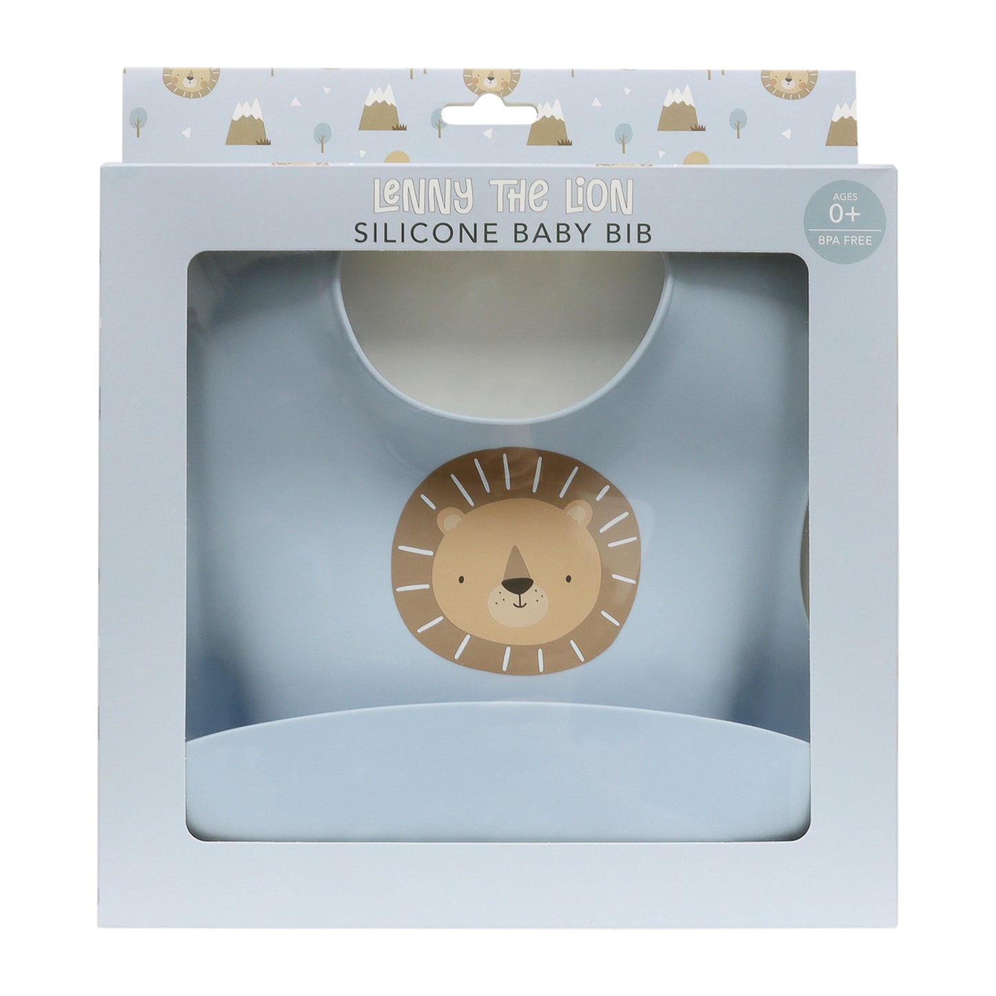 Lenny Lion Silicone Bib