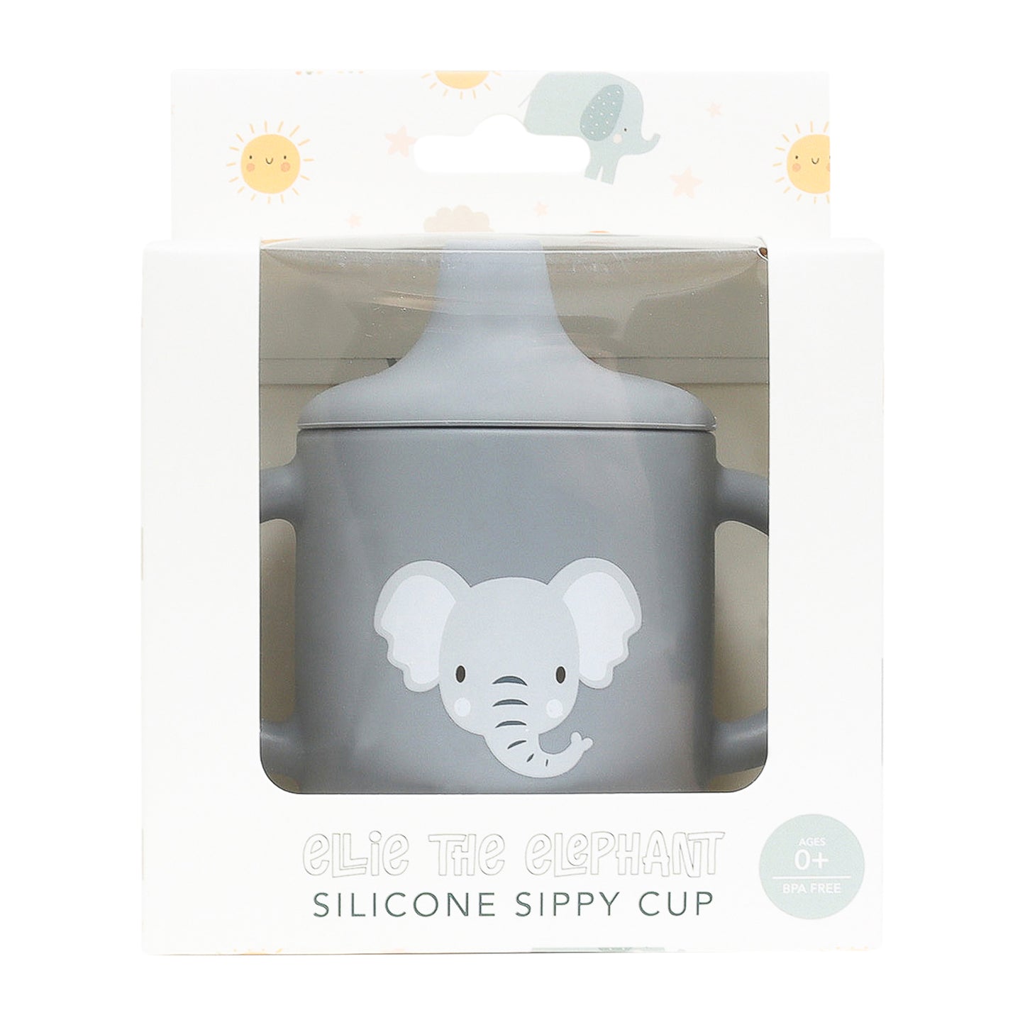 Ellie Elephant Silicone Sippy Cup