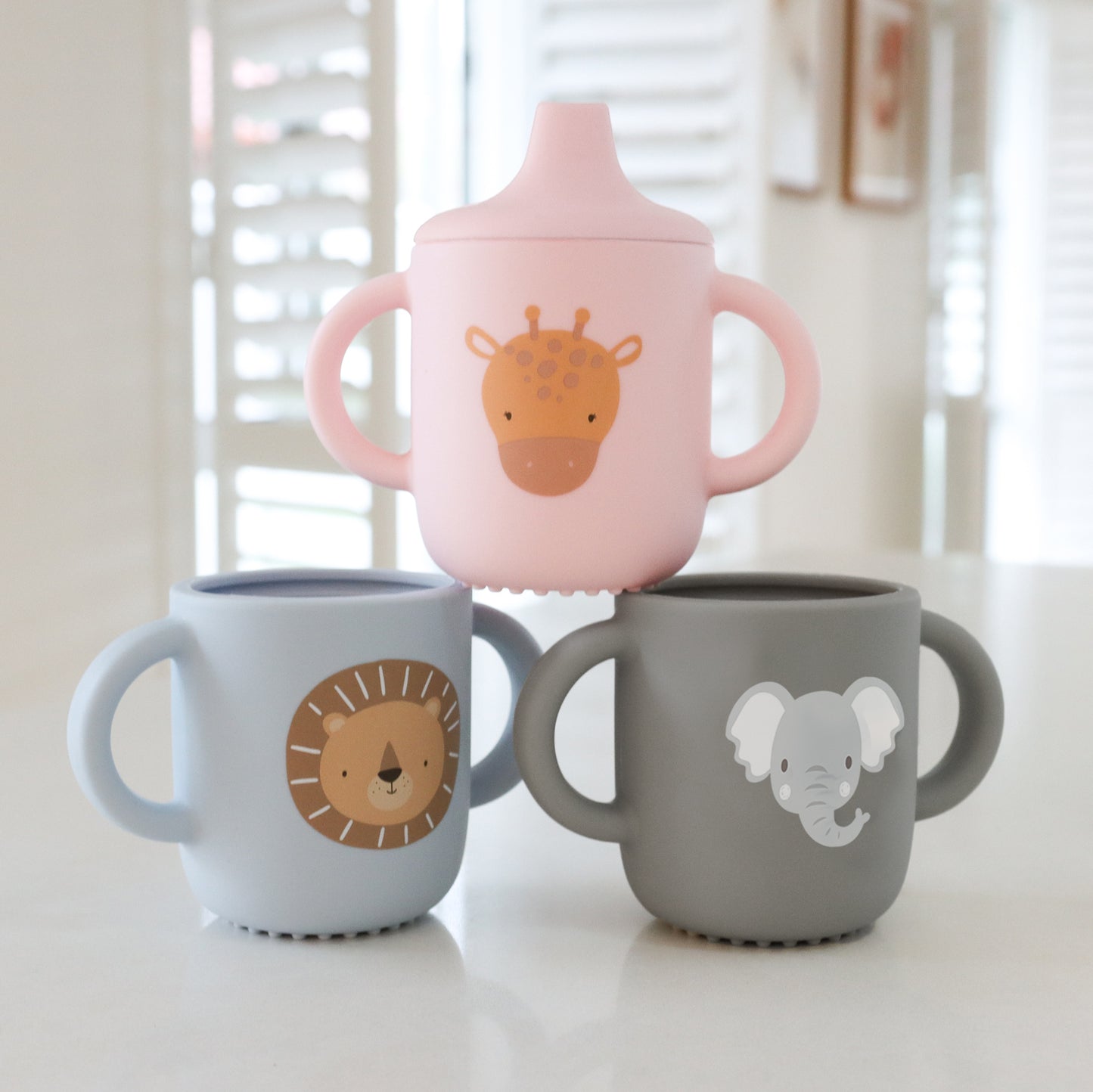 Ellie Elephant Silicone Sippy Cup