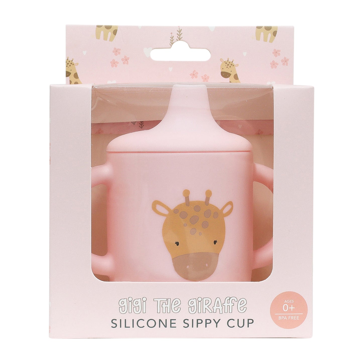Gigi Giraffe Silicone Sippy Cup