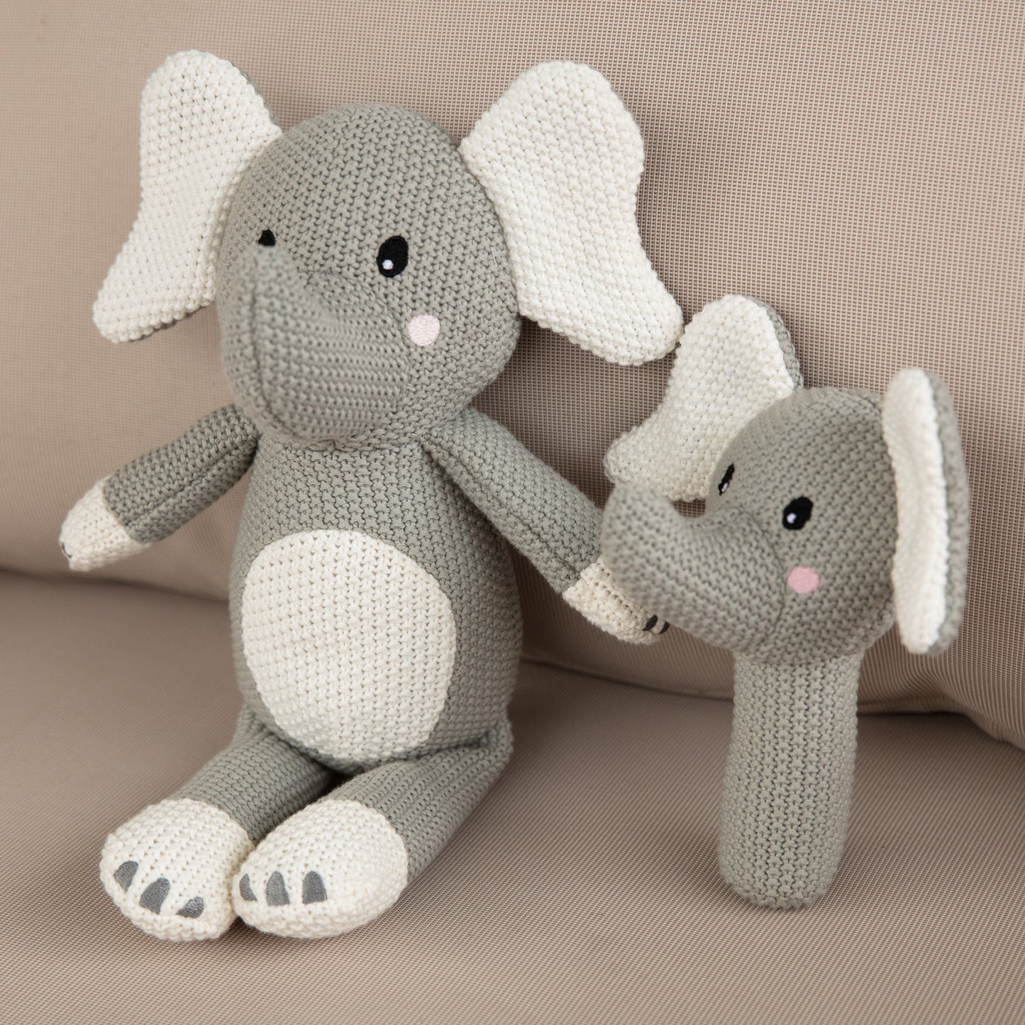 Ellie Elephant Knitted Plush Toy