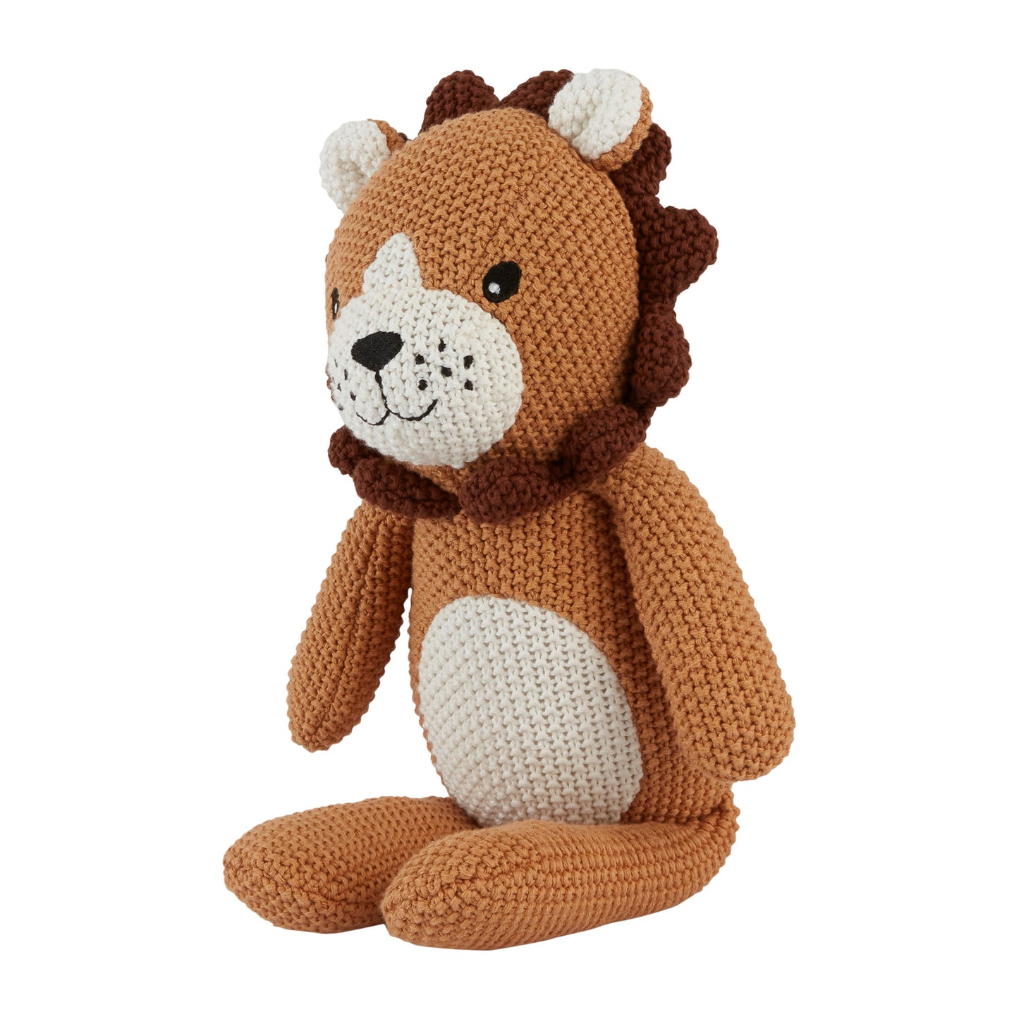 Lenny Lion Knitted Plush Toy