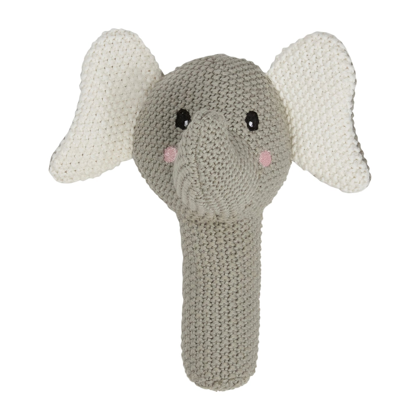 Ellie Elephant Knitted Plush Rattle