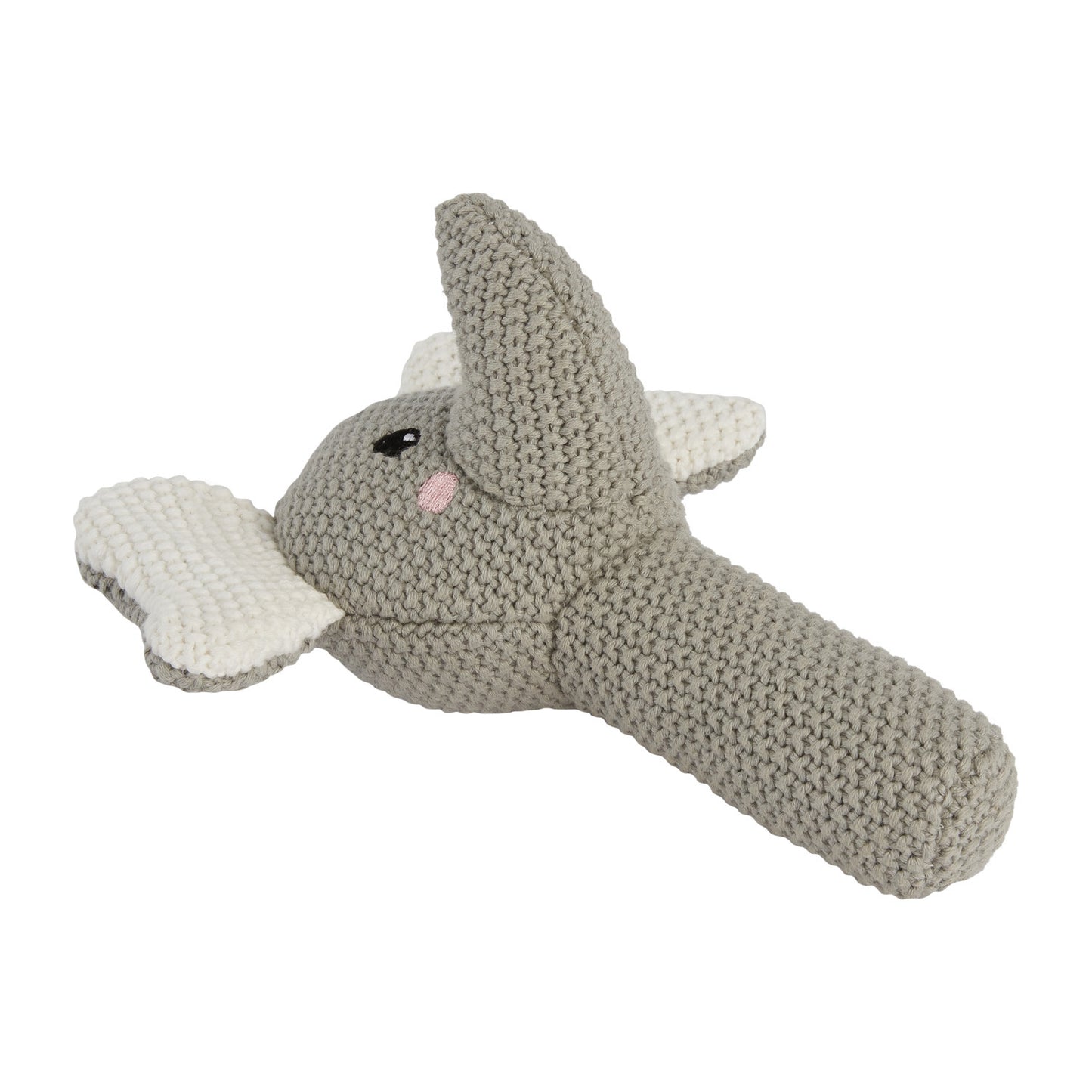 Ellie Elephant Knitted Plush Rattle