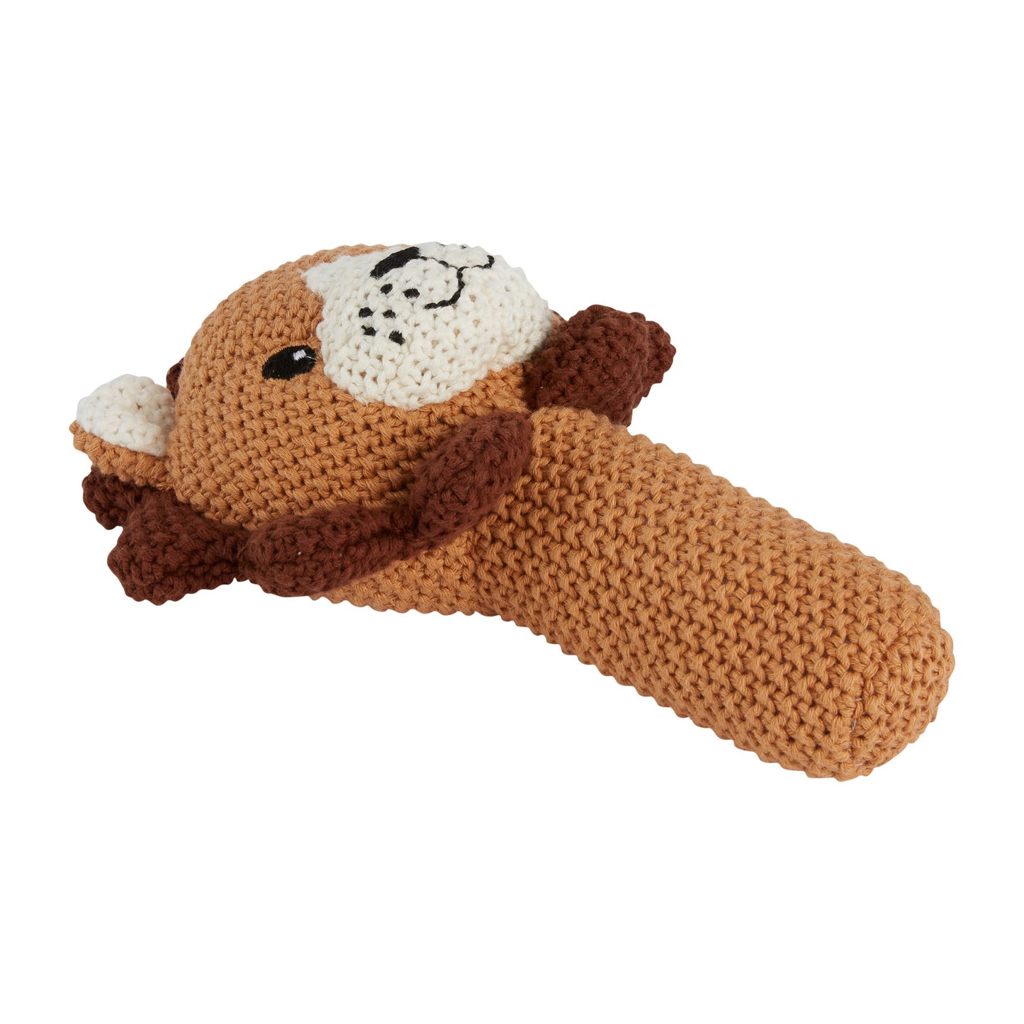 Lenny Lion Knitted Plush Rattle