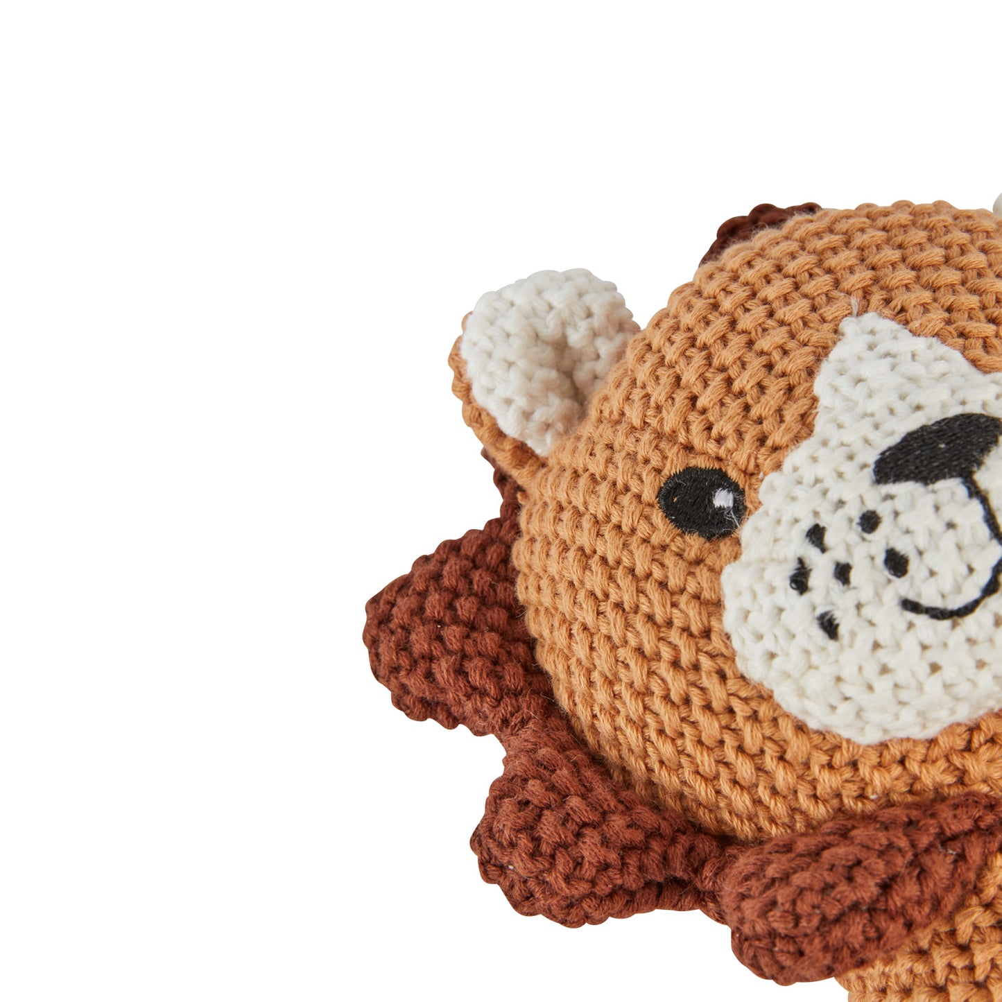 Lenny Lion Knitted Plush Rattle
