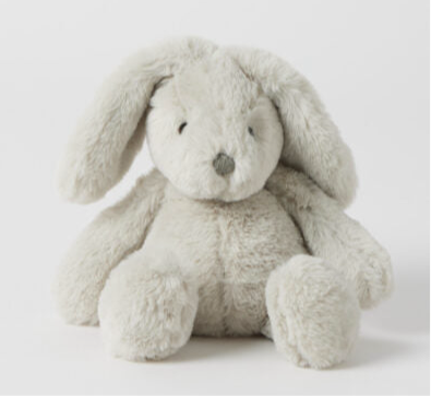Grey Plush Bunny