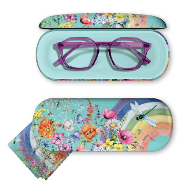 Glasses Case - Rainbow Wildflower