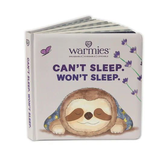 Warmies Book - Can’t Sleep, Won’t Sleep (Sloth)