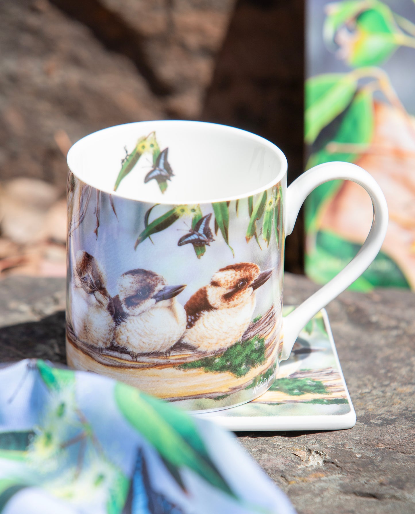 Babies Of The Bush - Kookaburra Mug & Coaster Set