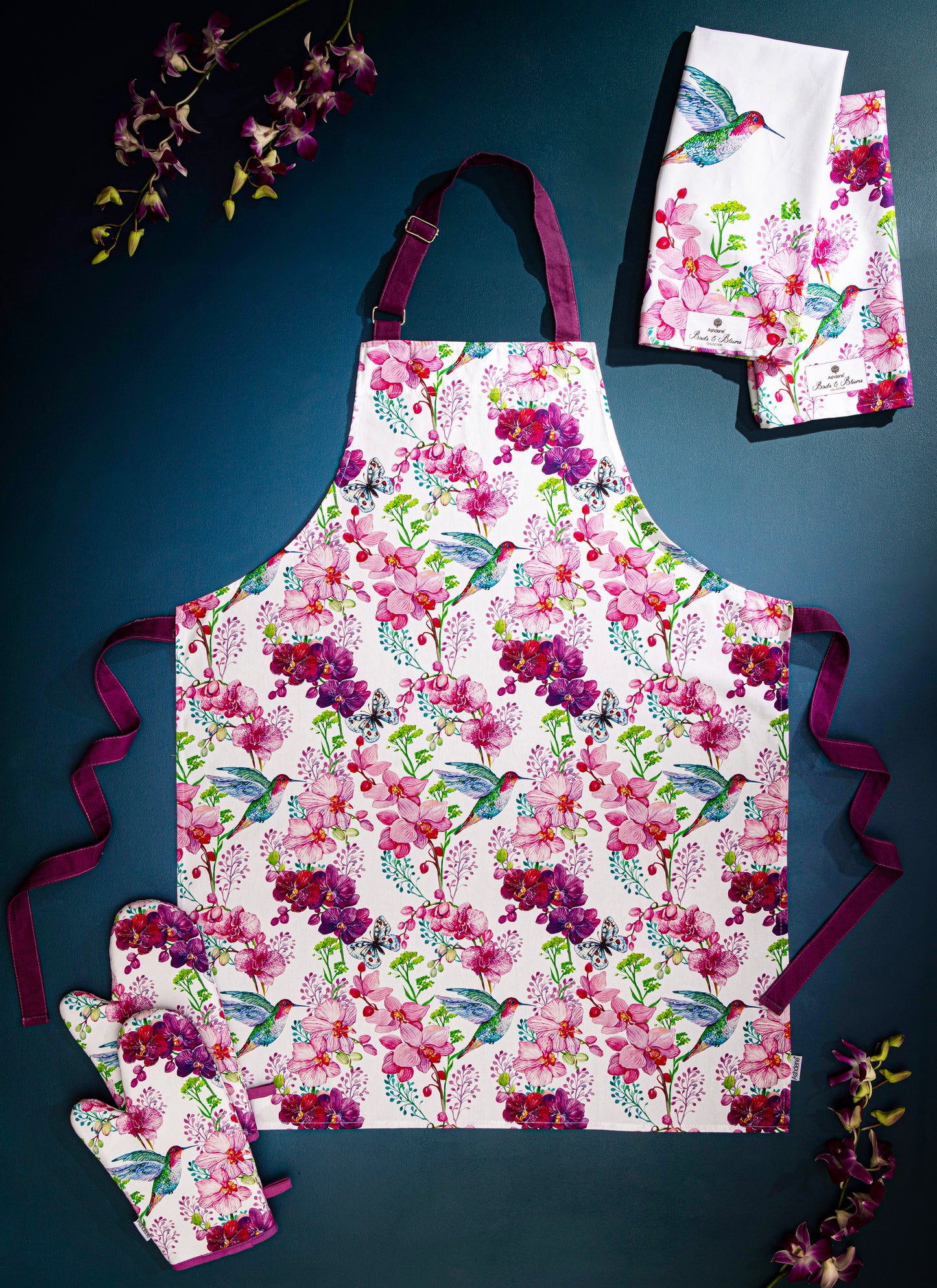 Birds & Blooms - Apron