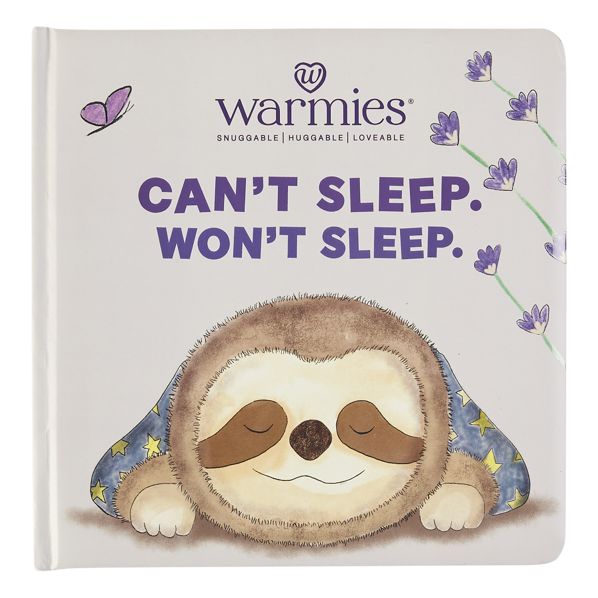 Warmies Book - Can’t Sleep, Won’t Sleep (Sloth)