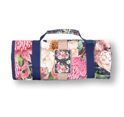 Picnic Rug - Warm Waratahs