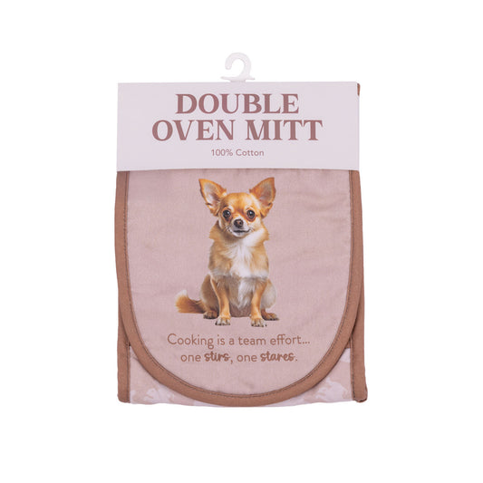 Cook's Companion Oven Mitt - Chihuahua