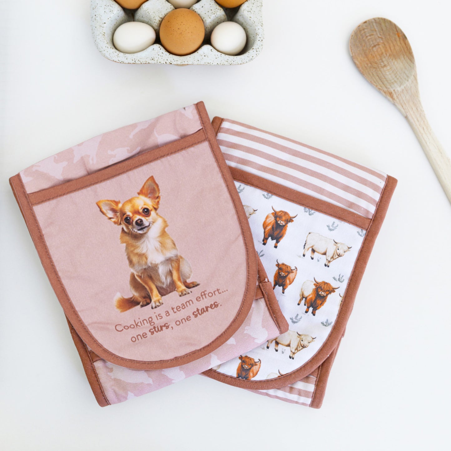 Cook's Companion Oven Mitt - Chihuahua