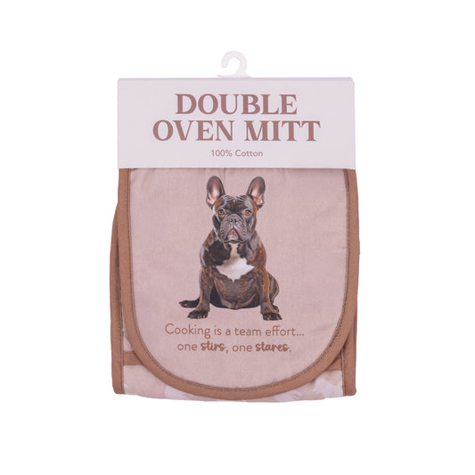 Cook's Companion Oven Mitt - French Bulldog