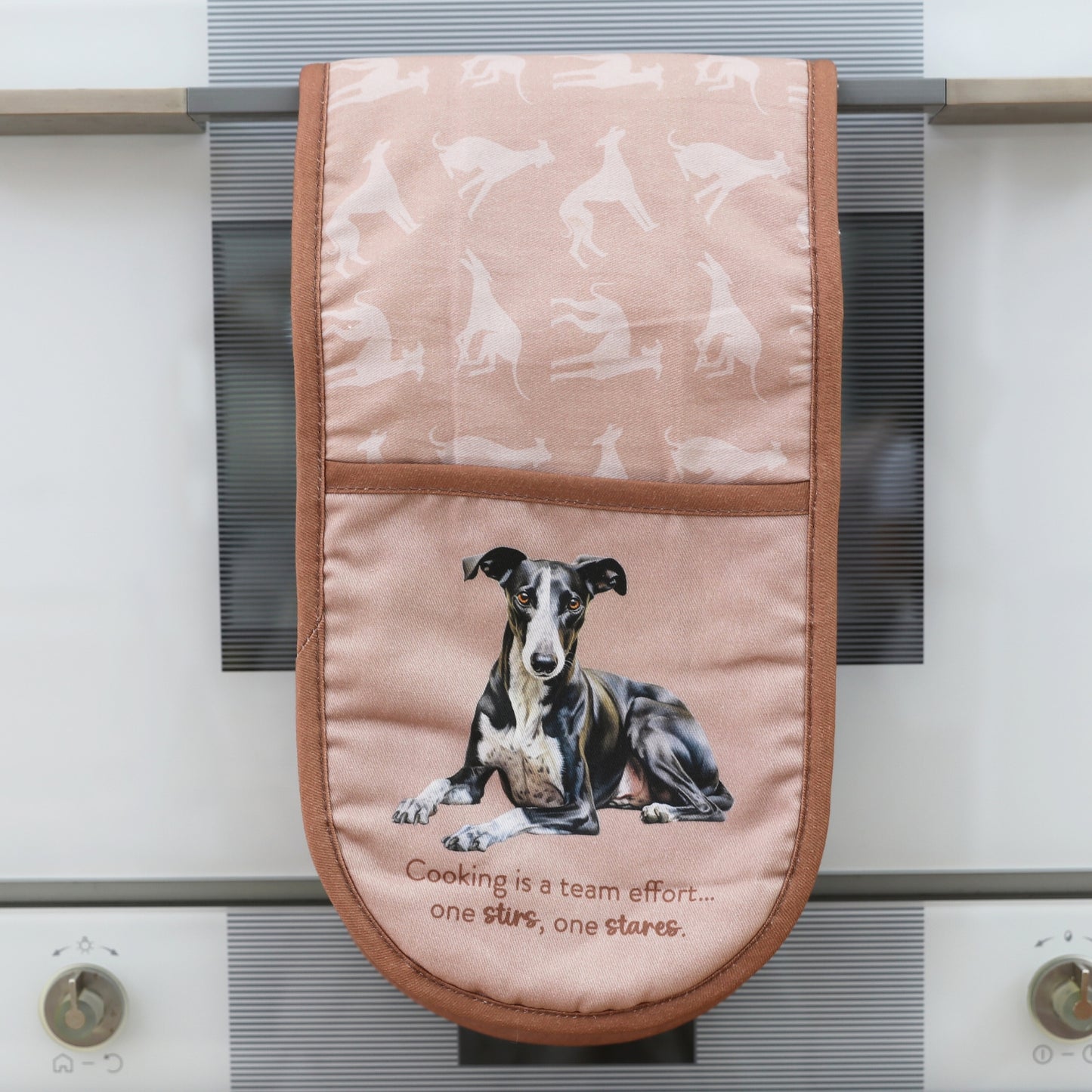 Cook's Companion Oven Mitt - Greyhound
