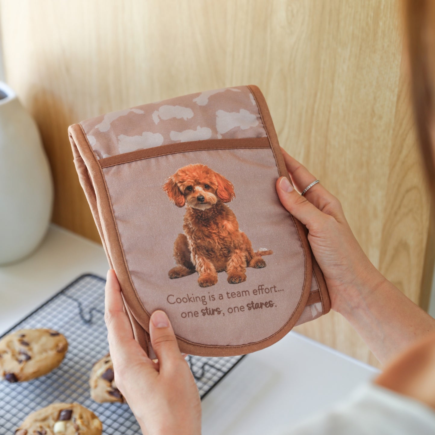 Cook's Companion Oven Mitt - Poodle