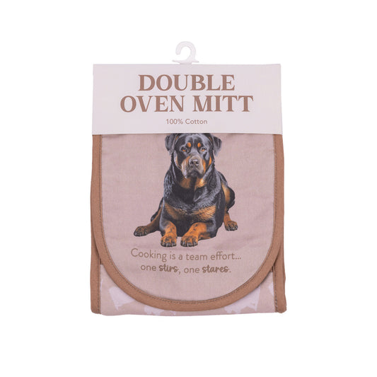 Cook's Companion Oven Mitt - Rottweiler