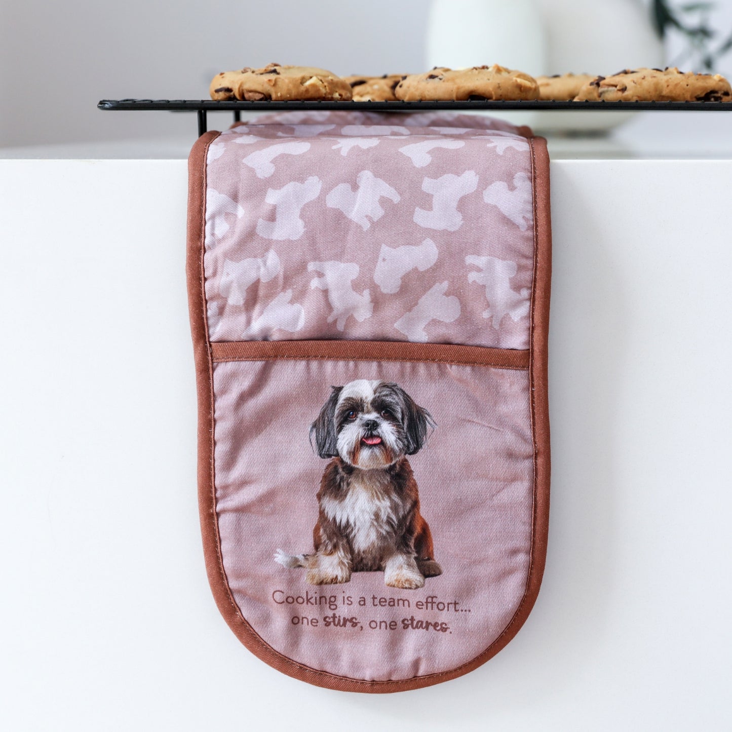 Cook's Companion Oven Mitt - Shih Tzu