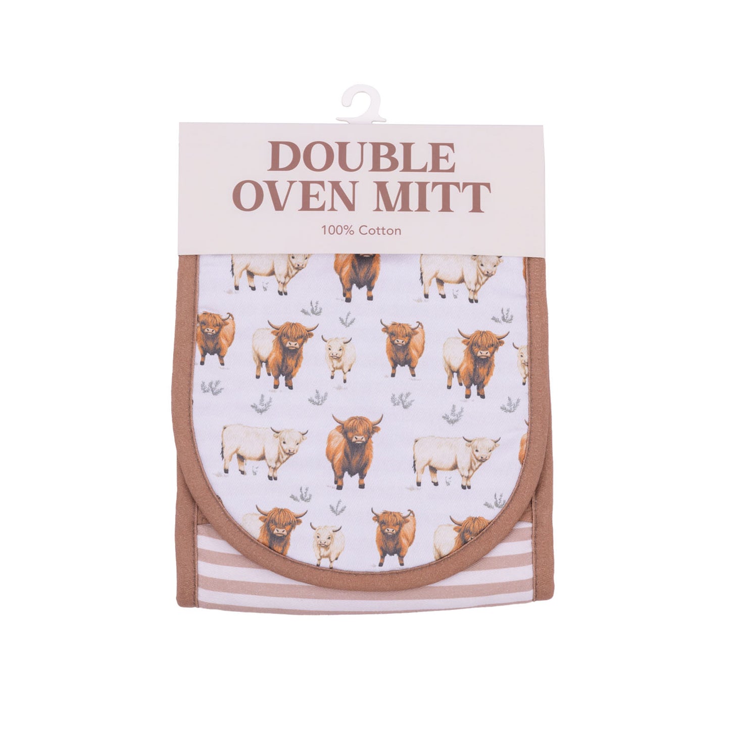 Cook's Companion Oven Mitt - Highland Cow
