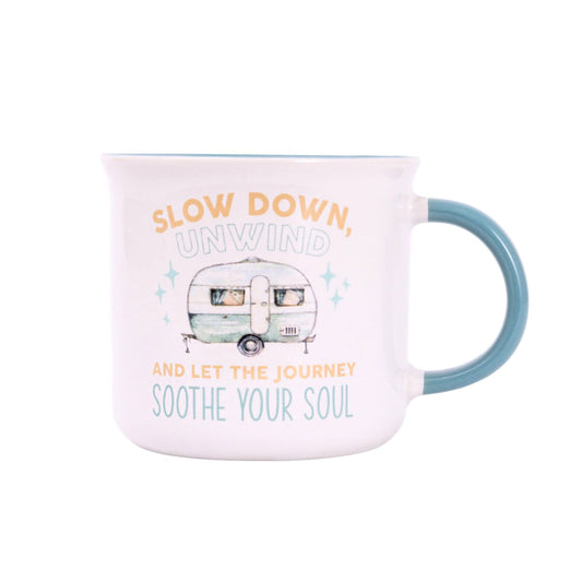Caravan ‘Slow Down’ Mug
