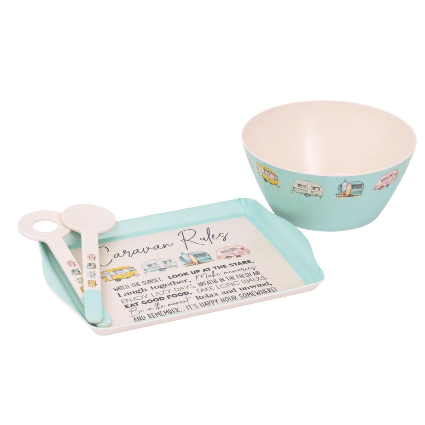 Caravan Bamboo Melamine Salad Bowl