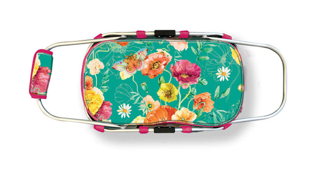 Picnic Basket - Bright Poppies