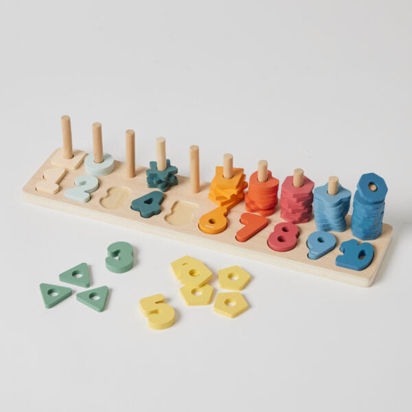 Wooden Counting Stacker