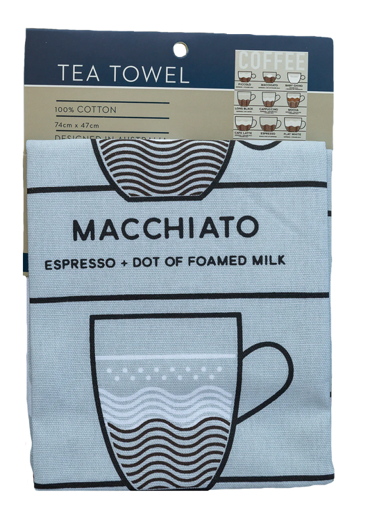 Tea Towel - Coffee Lovers