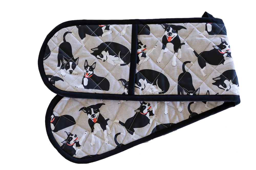 Double Oven Glove - Farm Dogs