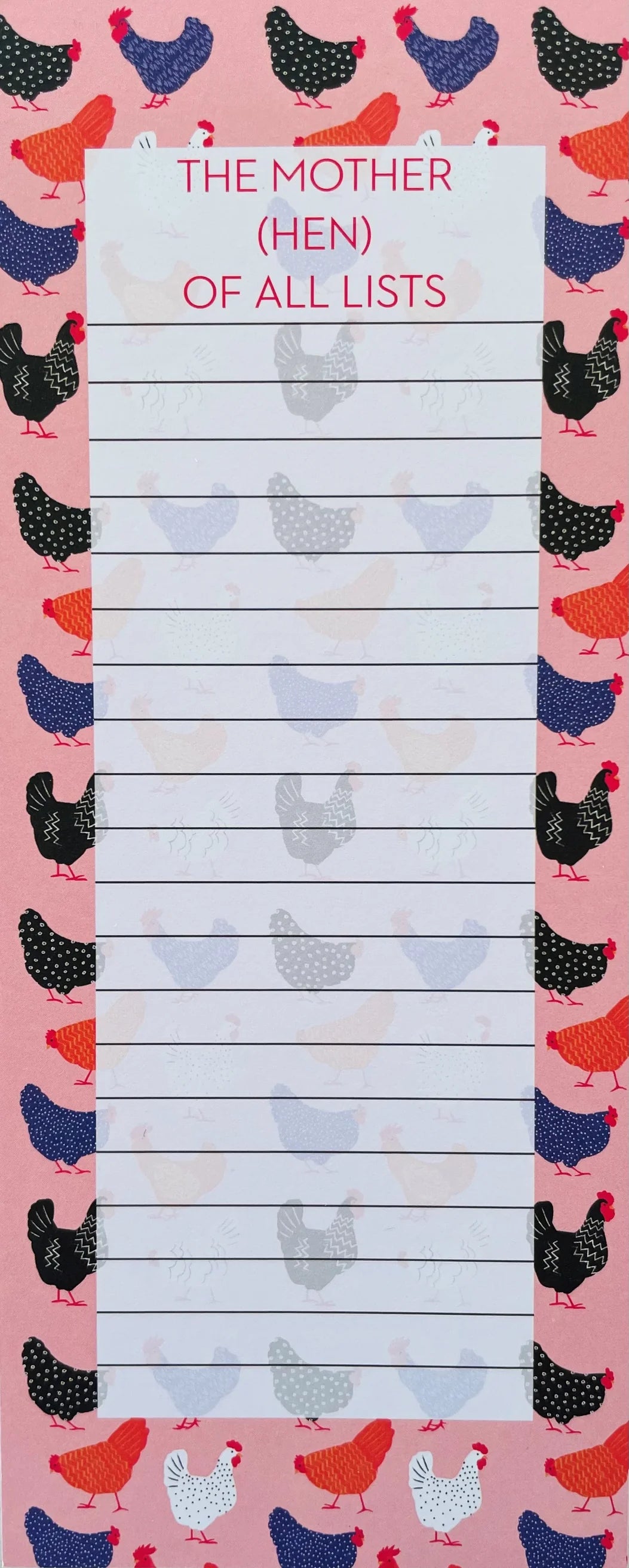 Shopping List - The Mother (Hen) Of All Lists