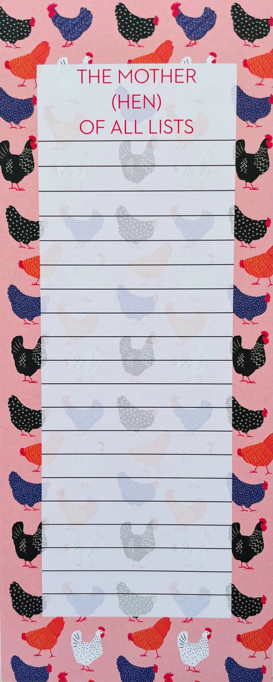 Shopping List - The Mother (Hen) Of All Lists
